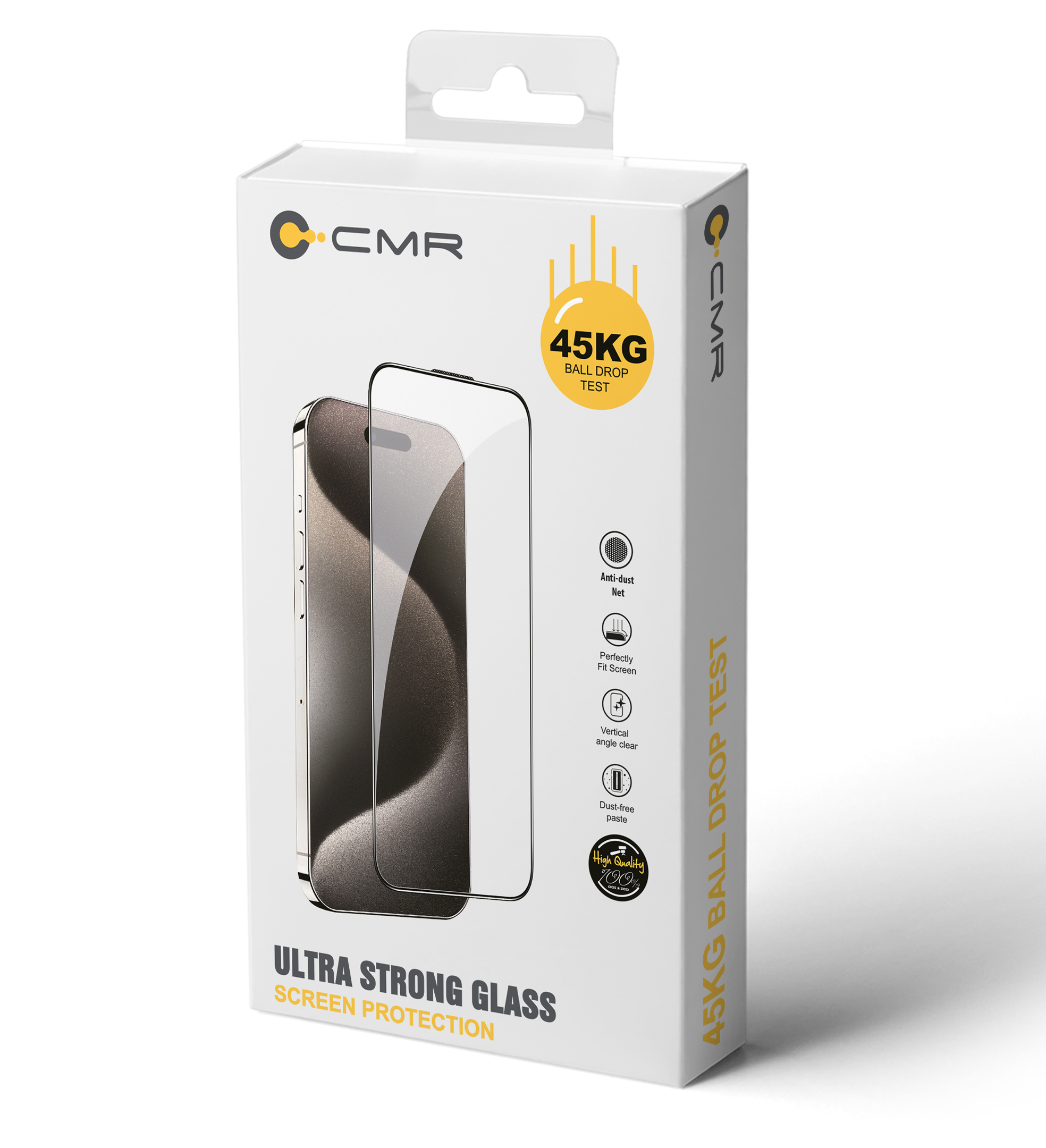 CMR 45KG ULTRA STRONG EKRAN KORUYUCU IPHONE 15 PRO