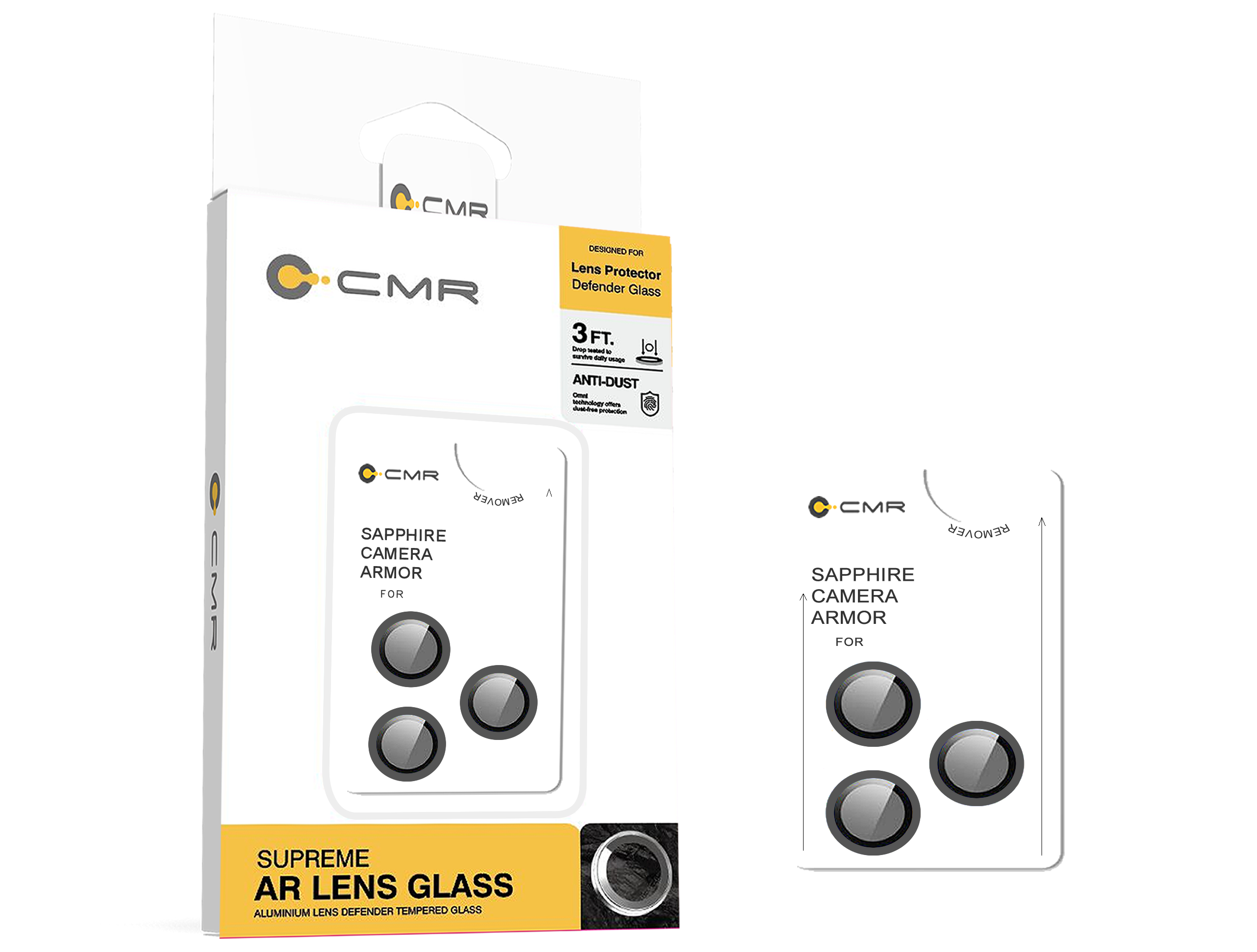 CMR SUPREME SERİSİ SAFIR LENS IPHONE 16 PRO MAX/16 PRO