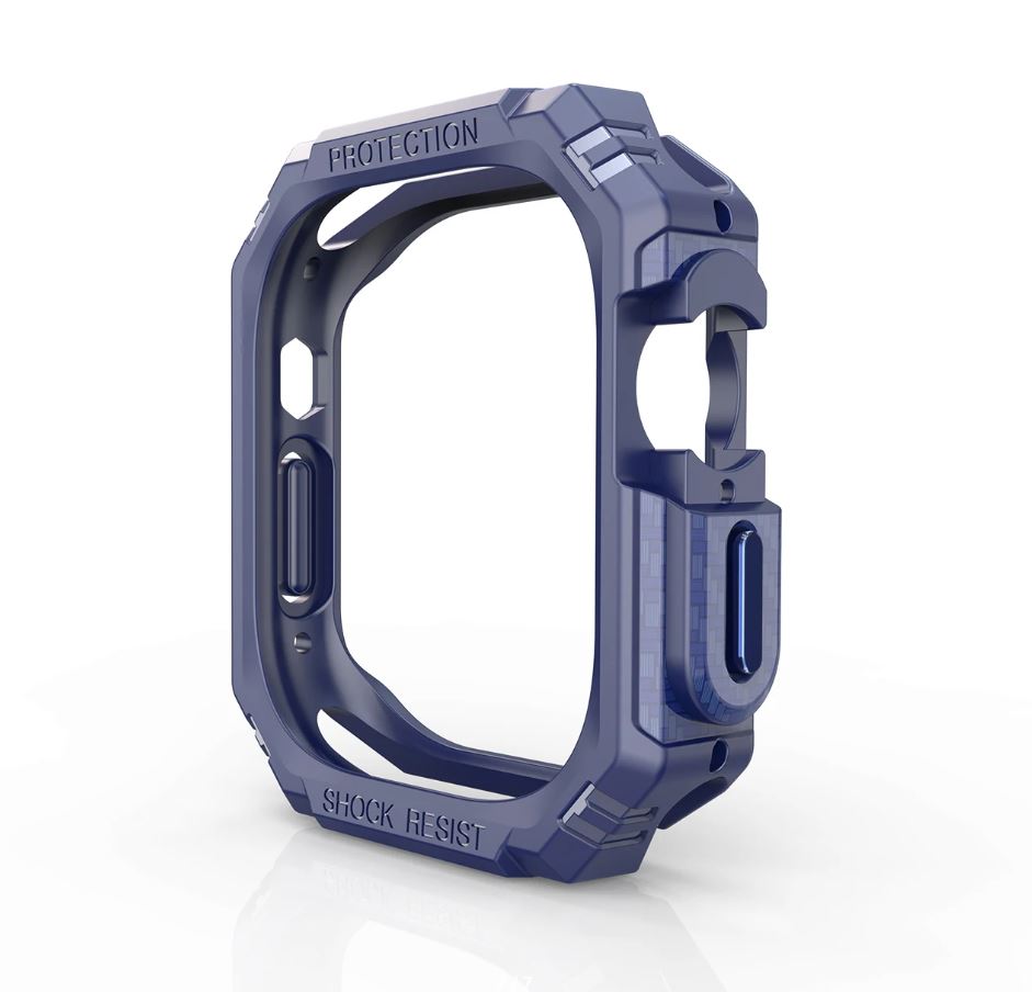 CMR APPLE WATCH KARBON FİBER KILIF ULTA 49MM MAVİ