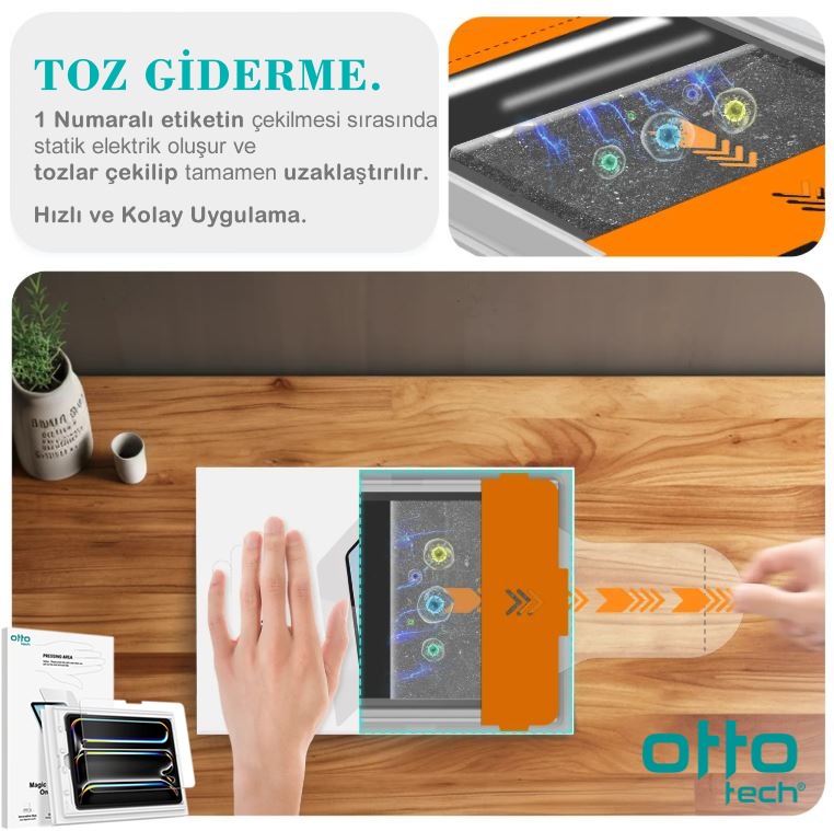 OTTOTECH MAGIC BOX TABLET EKRAN KORUYUCU IPAD PRO 13 2024
