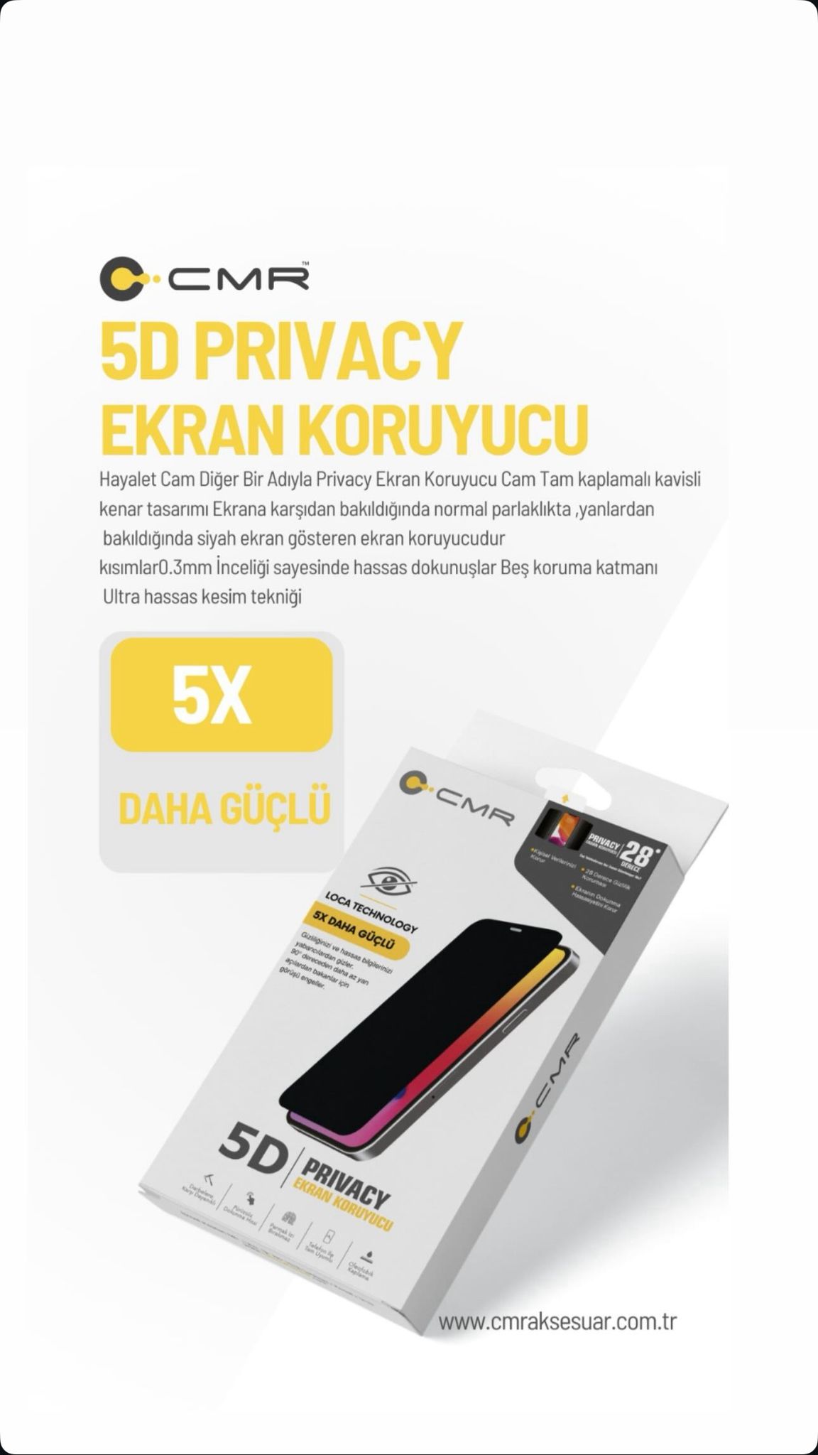 CMR 5D 28 DERECE PRIVACY IPHONE 16 PRO 