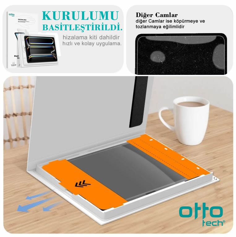 OTTOTECH MAGIC BOX TABLET EKRAN KORUYUCU IPAD PRO 13 2024