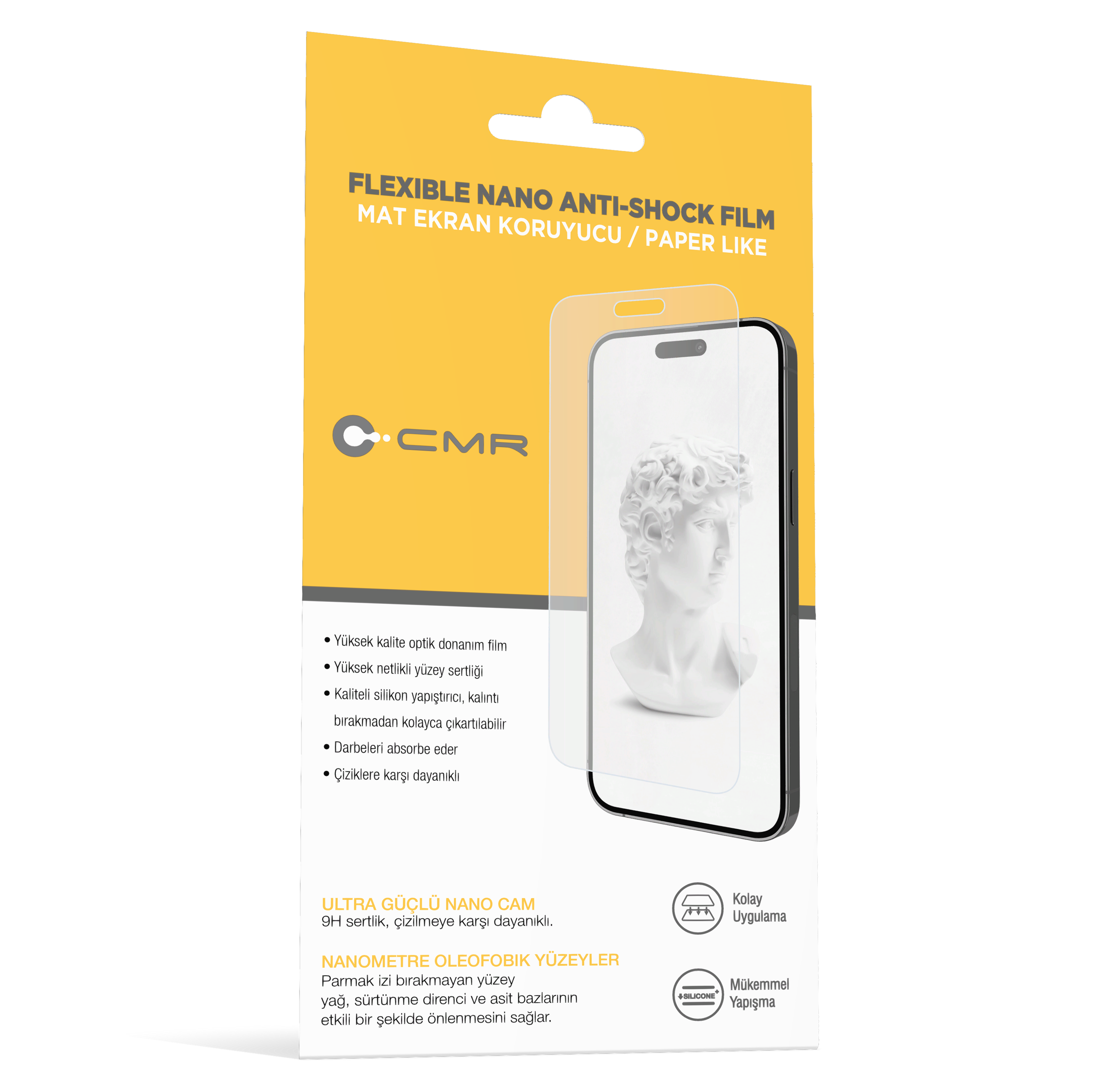 CMR 5X MATTE NANO EKRAN KORUYUCU IPHONE 12 / 12 PRO